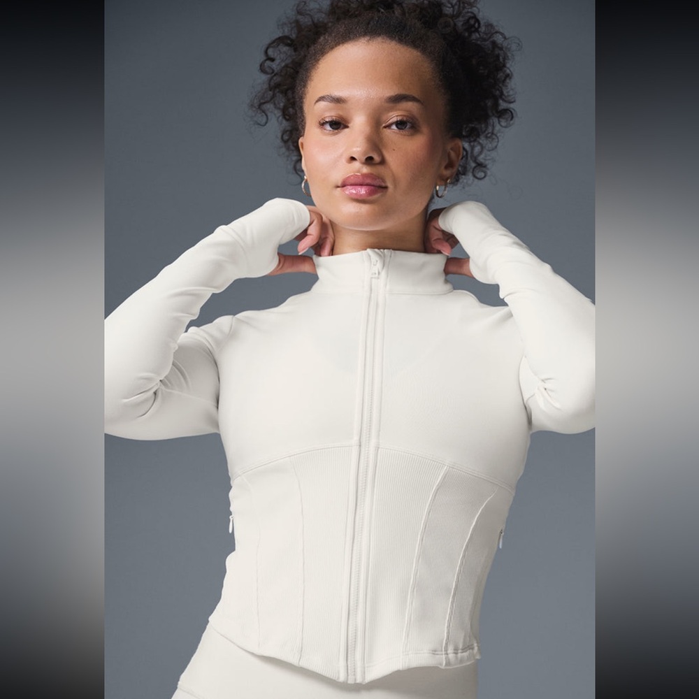 ALO corset full zip jacket